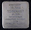 Stolperstein Berchtesgadener Str 4 (Schön) Max Schirokauer.jpg