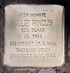 Stolperstein Württembergische Str 14 (Wilmd) Julie Pincus.jpg