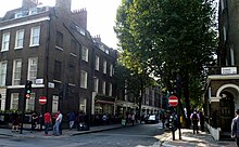 The eastern end of Store Street, seen from Gower Street Store Street, London.JPG