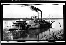 The Kate Adams, built in 1898 (the third boat of that name), was the fastest and best equipped on the river, and one of the most successful - with her steel hull, she survived until 1927. At one time, she was under the command of famed Captain Grant Marsh. Str. Kate Adams (22981966553).jpg