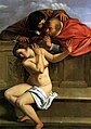 Image 15Susanna and the Elders, 1610, Artemisia Gentileschi. This work may be compared with male depictions of the same tale. (from Nude (art))