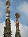 Antoni Gaudi: Križni cvjetovi[7] Sagrada Familia, Barcelona