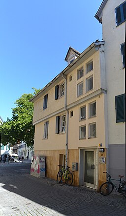 Tübingen, Kornhausstraße 21 von Judengasse