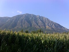 View of the Monte Taburno