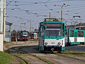 Čeština: Tatra KT8D5, vjíždí do vozovny DPMK, Košice