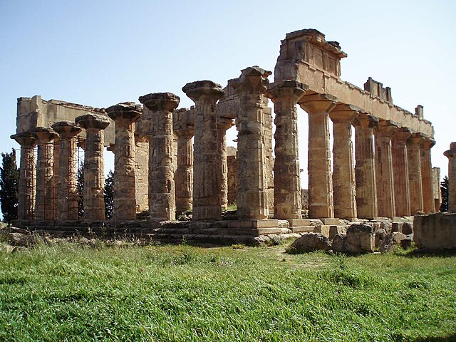 Temple de Zeus, Cyrène, Libye.