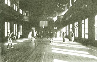 Basketball game at The Ark circa 1912 The Ark (Duke University) Circa 1912.jpg