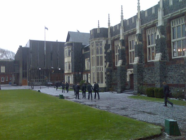 The Christ's College Quad and Dining Hall