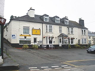 Gunnislake village in east Cornwall, England, United Kingdom