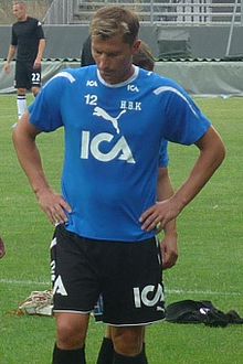 Tomas Zvirgzdauskas has played 211 Allsvenskan matches for Halmstad. Tomas Zvirgzdauskas 2010.jpg