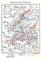 Баронство Фюрстенштайн на топографической карте 1909 года