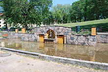 The pond Torshovparken dammen.JPG