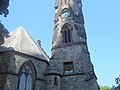 The church clock tower