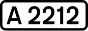 A2212 schild