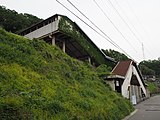 駅前広場整備前の南口（2016年5月）