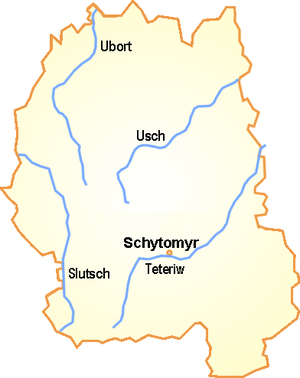 Oblast Schytomyr: Geographie, Geschichte, Größte Städte