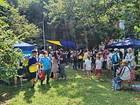 2022年8月27日，於台北市舉行的「烏克蘭獨立紀念日慶典」。