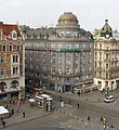 Palác České banky na rohu Václavském náměstí a Vodičkovy, Praha