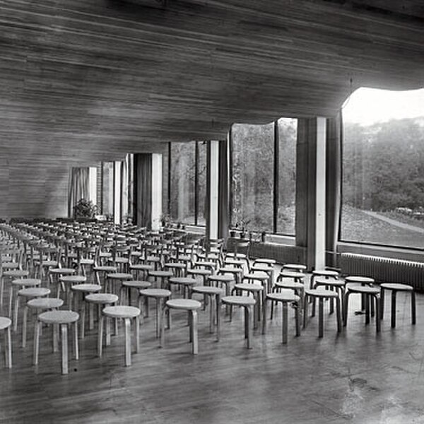 Auditorium of the Viipuri Municipal Library in the 1930s