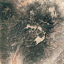 Satellite image of Valles Caldera.