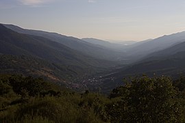 Vista del Valle del Jerte (España)