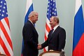 Джо Байден и Владимир Путин 10 марта 2011 года