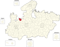 Vidhan Sabha constituencies of Madhya Pradesh (163-Khilchipur).png