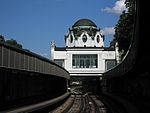 The Hofpavillon Hietzing, part of the U4 line subway station Hietzing in Vienna.