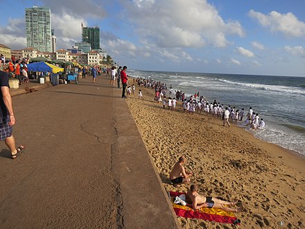 Galle Face Green, a park and beach