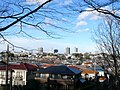 Vue sur la ville depuis Hachikokuyama.