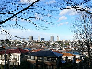 View of Tokorozawa from Hachikokuyama.jpg