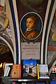 Bookshop Mural with Portrait of Adam Mickiewicz