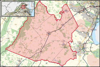 District map Virginia's 28th Senate district (since 2024).svg