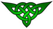 Slightly modified version of quasi-Celtic knot