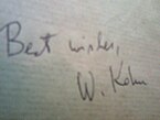 Walter Kohn, podpis (z wikidata)