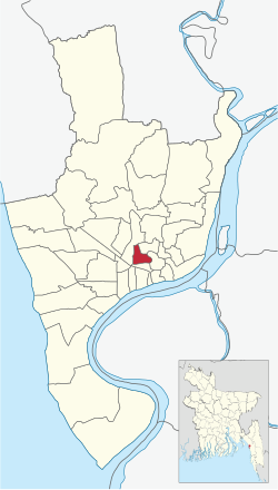 Location of Enayet Bazar