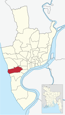 Location of North Middle Halishahar