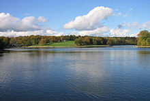 Waterloo Lake in Roundhay Park, one of the largest urban parks in Europe Waterloo Lake Roundhay 07.jpg