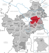 Lage der Gemeinde Weidenberg im Landkreis Bayreuth