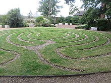 Labyrinth path in Weymouth Peace Garden Weymouth Peace Garden.jpg