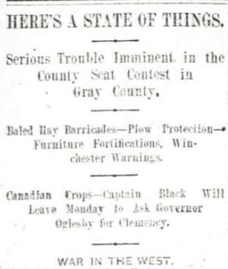 <span class="mw-page-title-main">Gray County War</span>