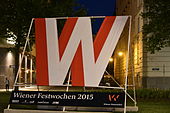 Banner der Wiener Festwochen