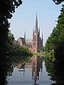 Zicht ip de Sint-Bonaventurakerke an de Rijnstroate (ryksmonument)