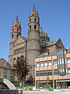 Worms Cathedral Church in Rhineland-Palatinate, Germany