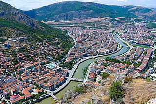 Amasya City in Turkey