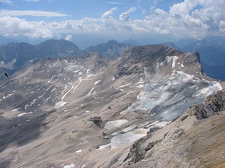 Zugspitzplatt mit Schneeferner