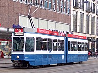 Zürich Be 4-6 Tram 2000 2034 Bellevue