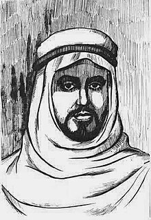 Ibn Hathal, the Paramount Sheikh of the Anazzah. &&msh`n bn hdhl&&.jpg
