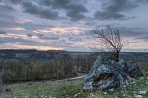 Верхня частина лівобережної тераси р. Кам'янка від с. Кукули до с. Болган