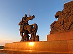 Statue équestre du prince Igor, Stanytsia Louhanska